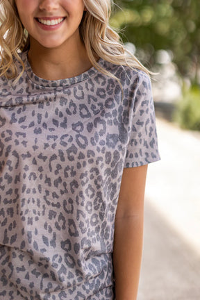 Out of My Mind Leopard Tee