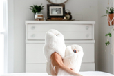 Don't Miss A Beat Slippers - Winter White
