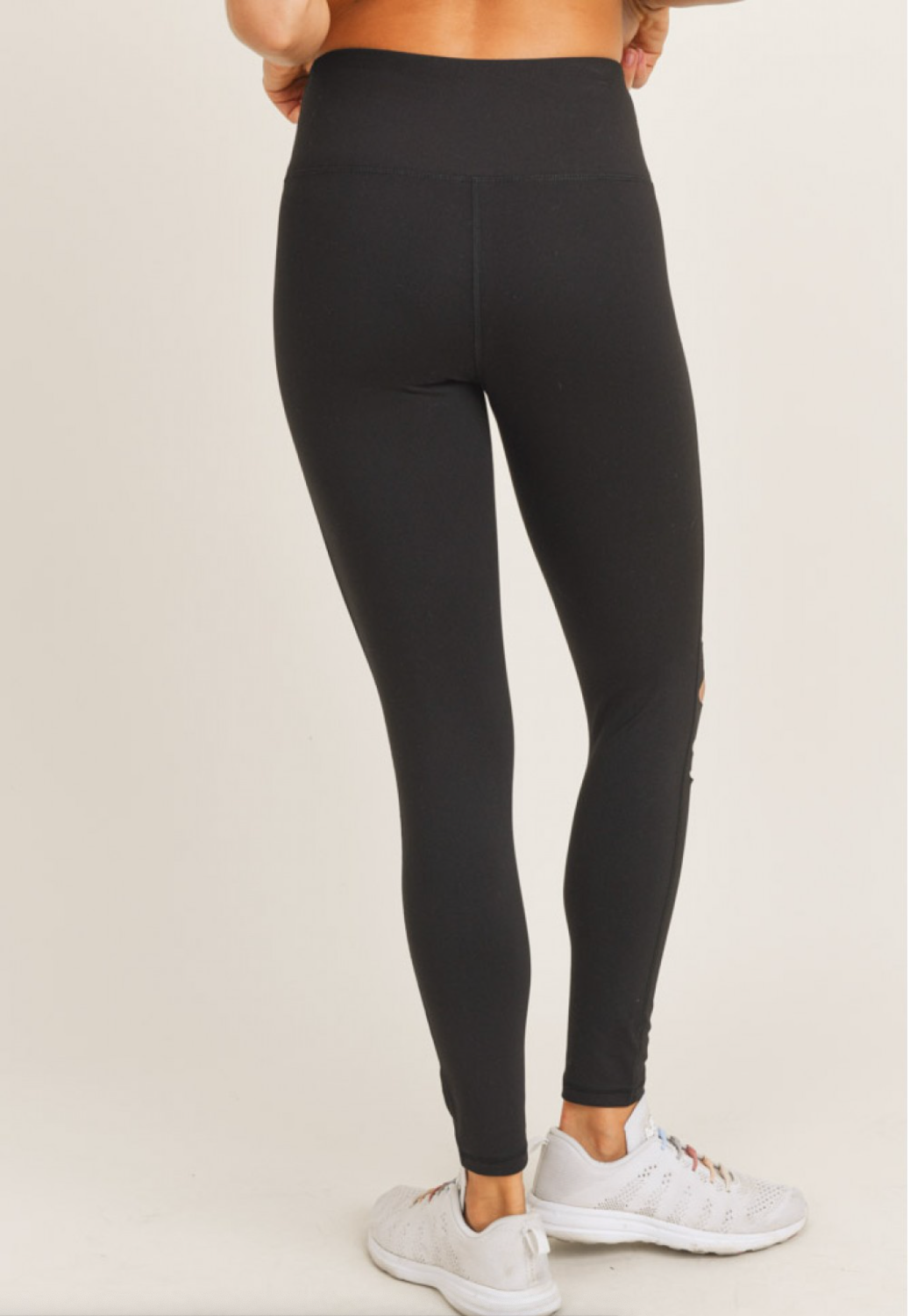 Laser Cut Tummy Control Leggings
