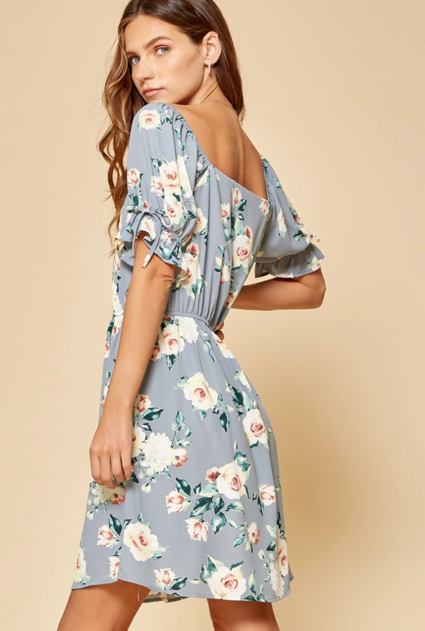 Beauty From Ashes Floral Dress