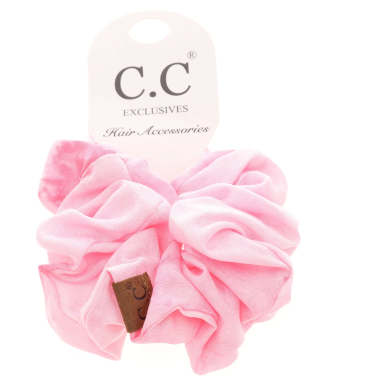 CC Scrunchie - Pink Tie Dye