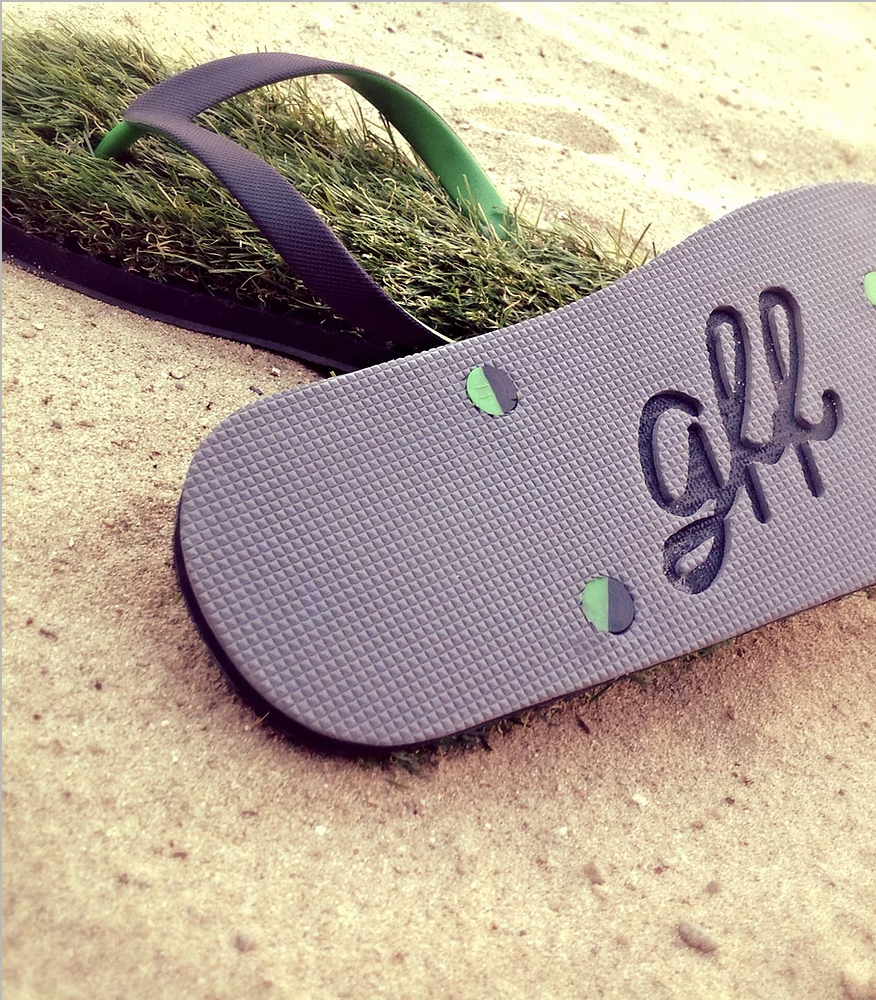 Grass Flip Flops - Black