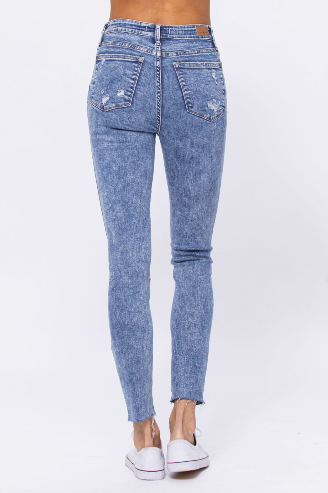 Judy Blue Destroyed Acid Wash Skinnies