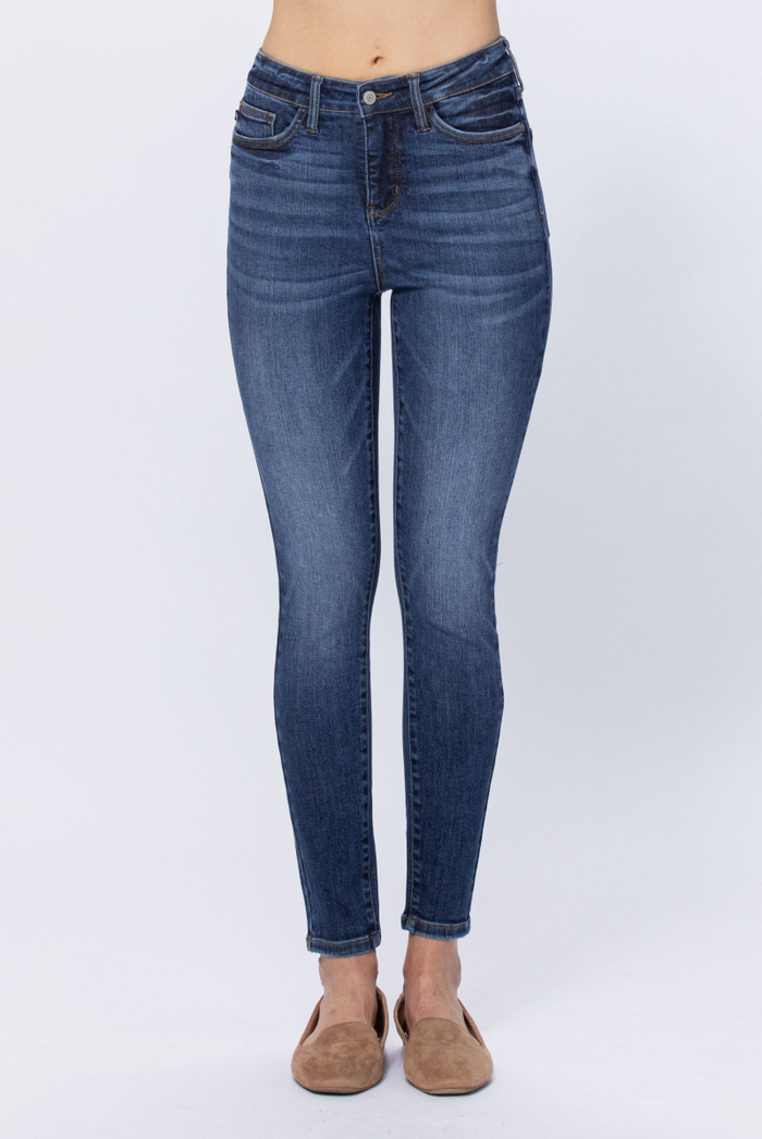 Judy Blue Tummy Control Top Skinny Jeans - Medium Wash