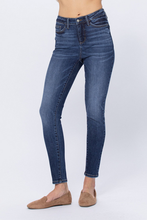 Judy Blue Tummy Control Top Skinny Jeans - Medium Wash