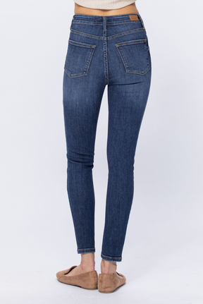 Judy Blue Tummy Control Top Skinny Jeans - Medium Wash