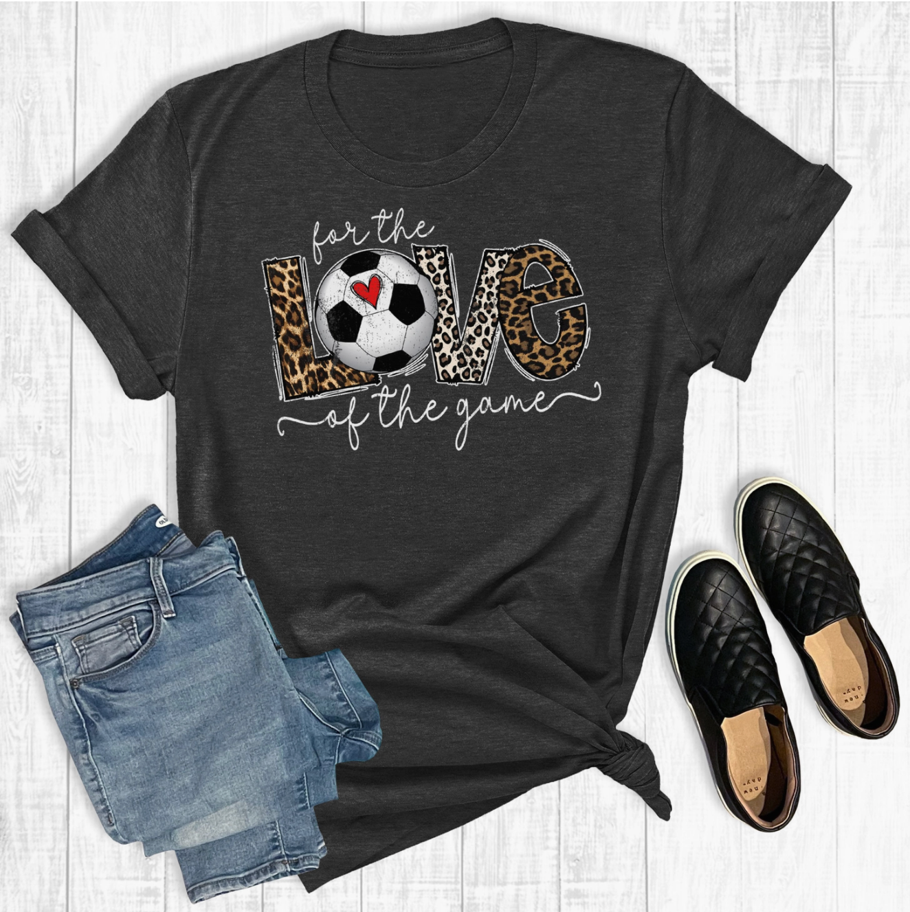 For The Love Of The Game Graphic Tee - Soccer