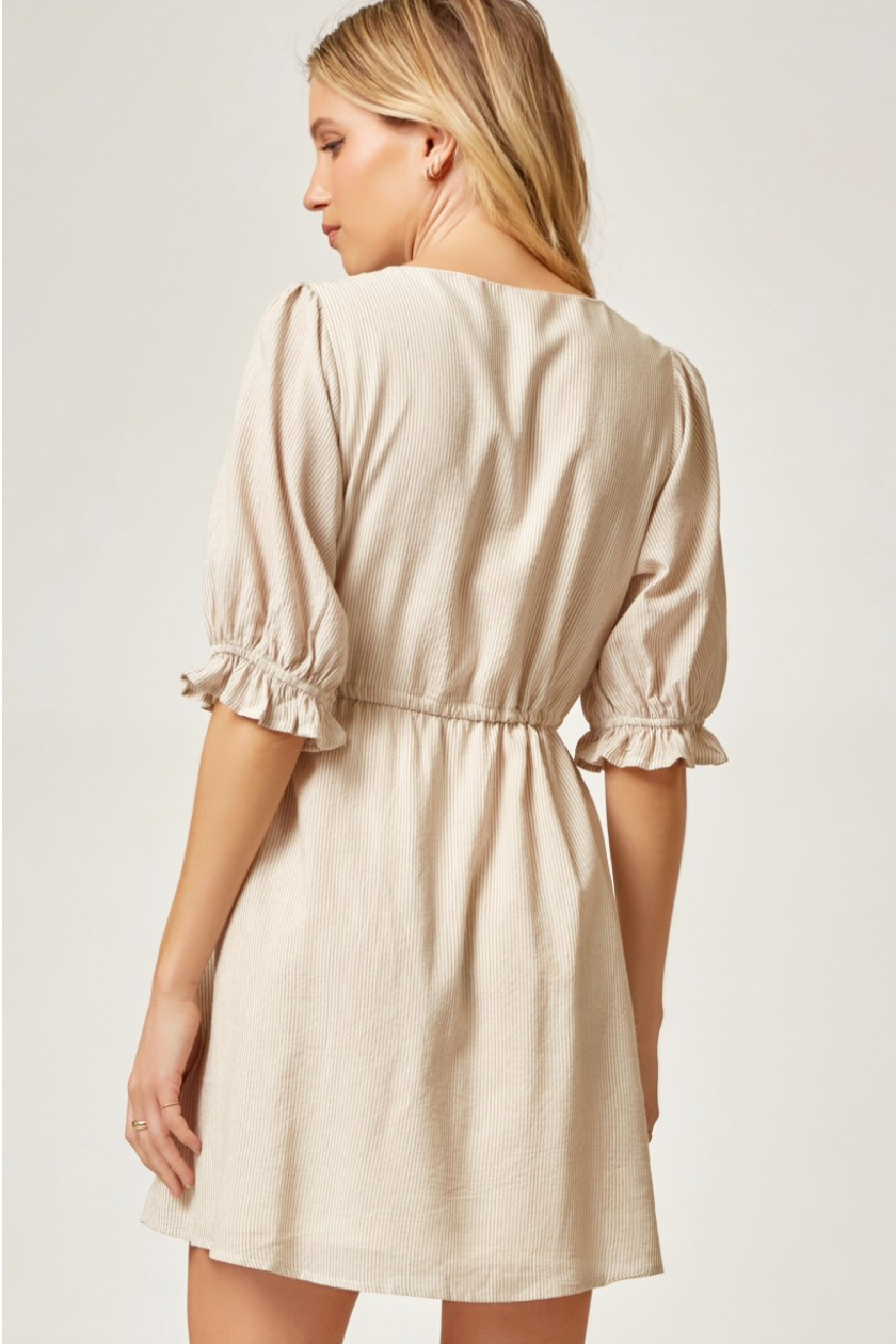 Just For Fun Dress - Natural
