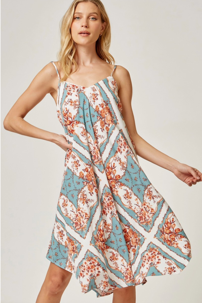 A Lovely Day Dress - Teal