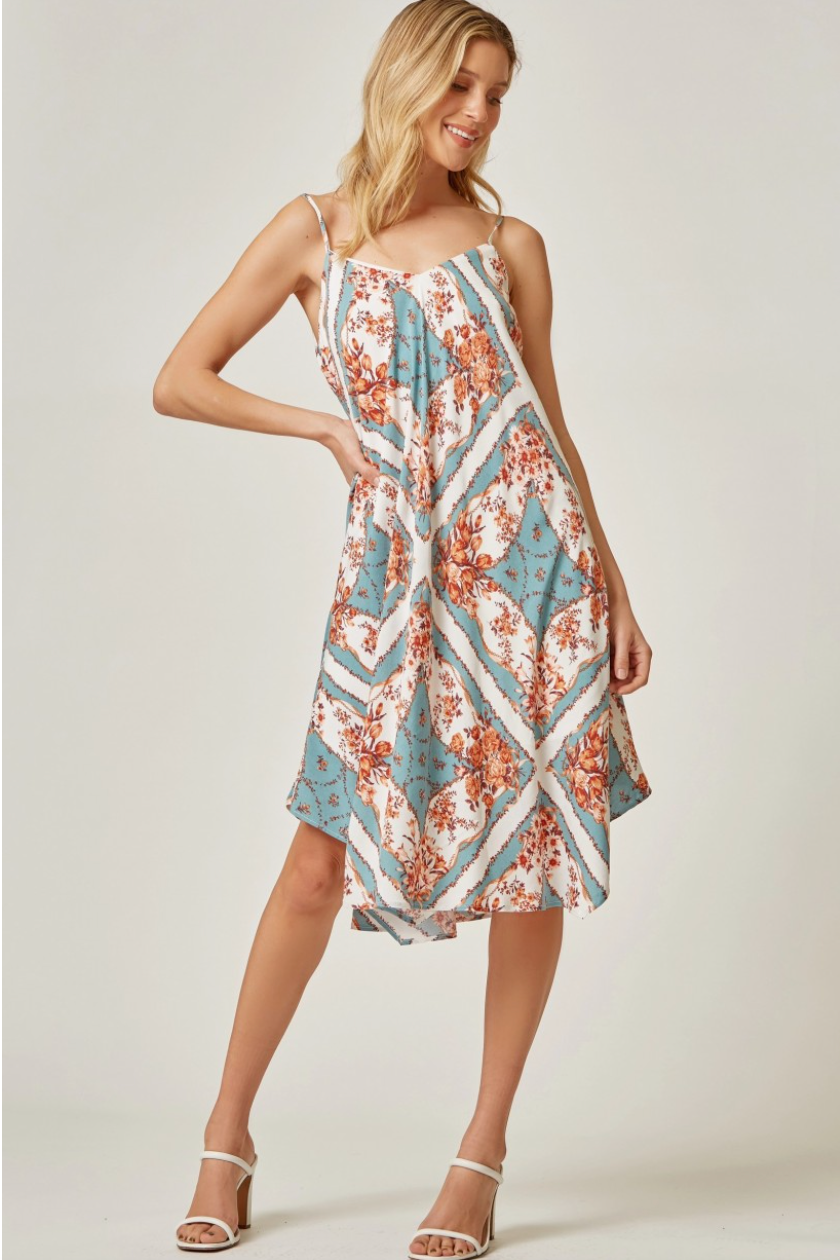 A Lovely Day Dress - Teal