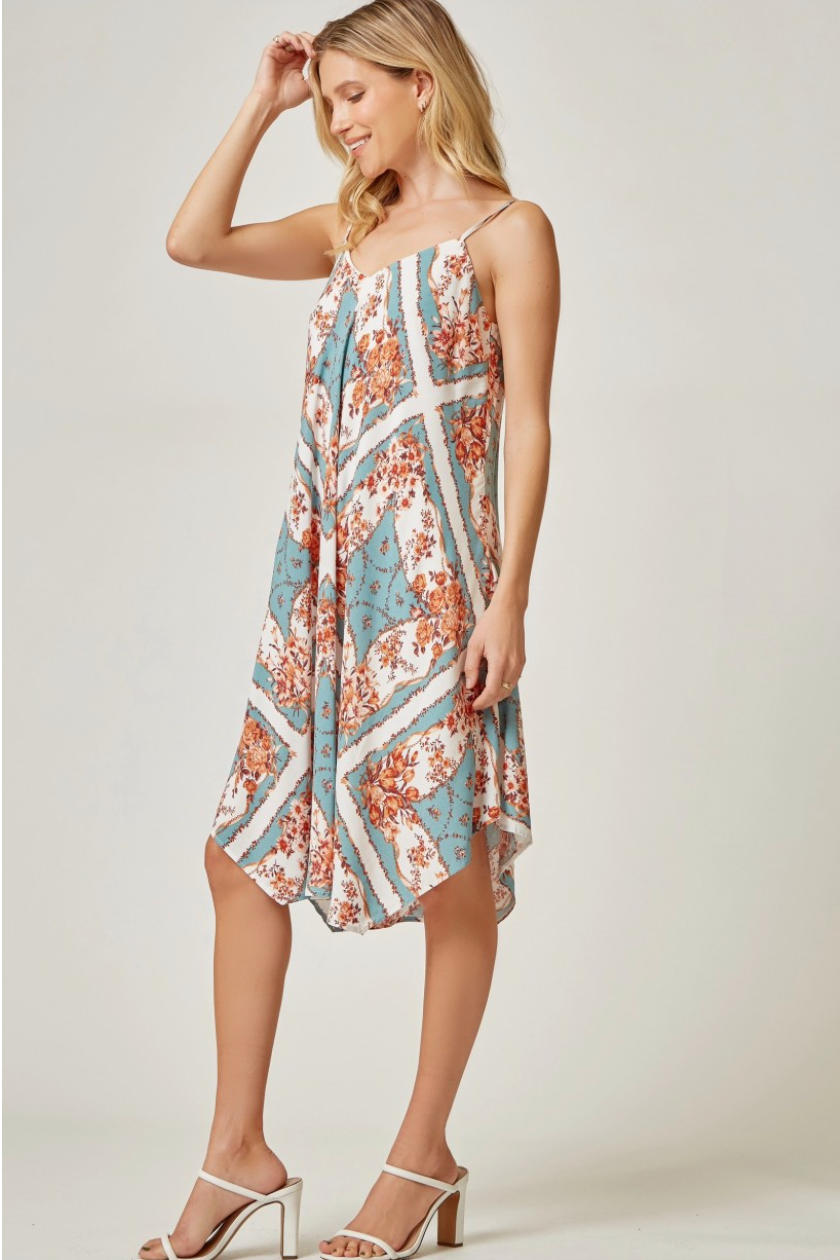 A Lovely Day Dress - Teal