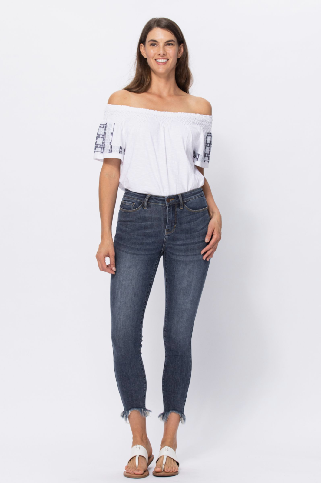 Judy Blue Shark Bite Skinny Jeans