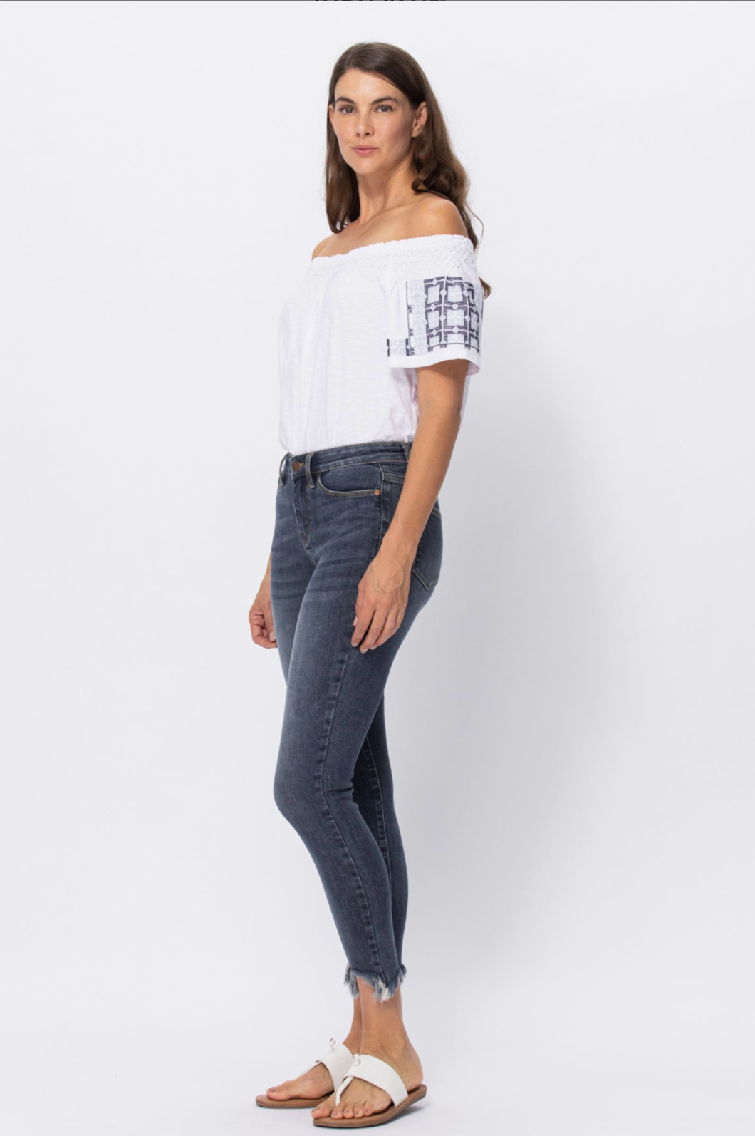 Judy Blue Shark Bite Skinny Jeans