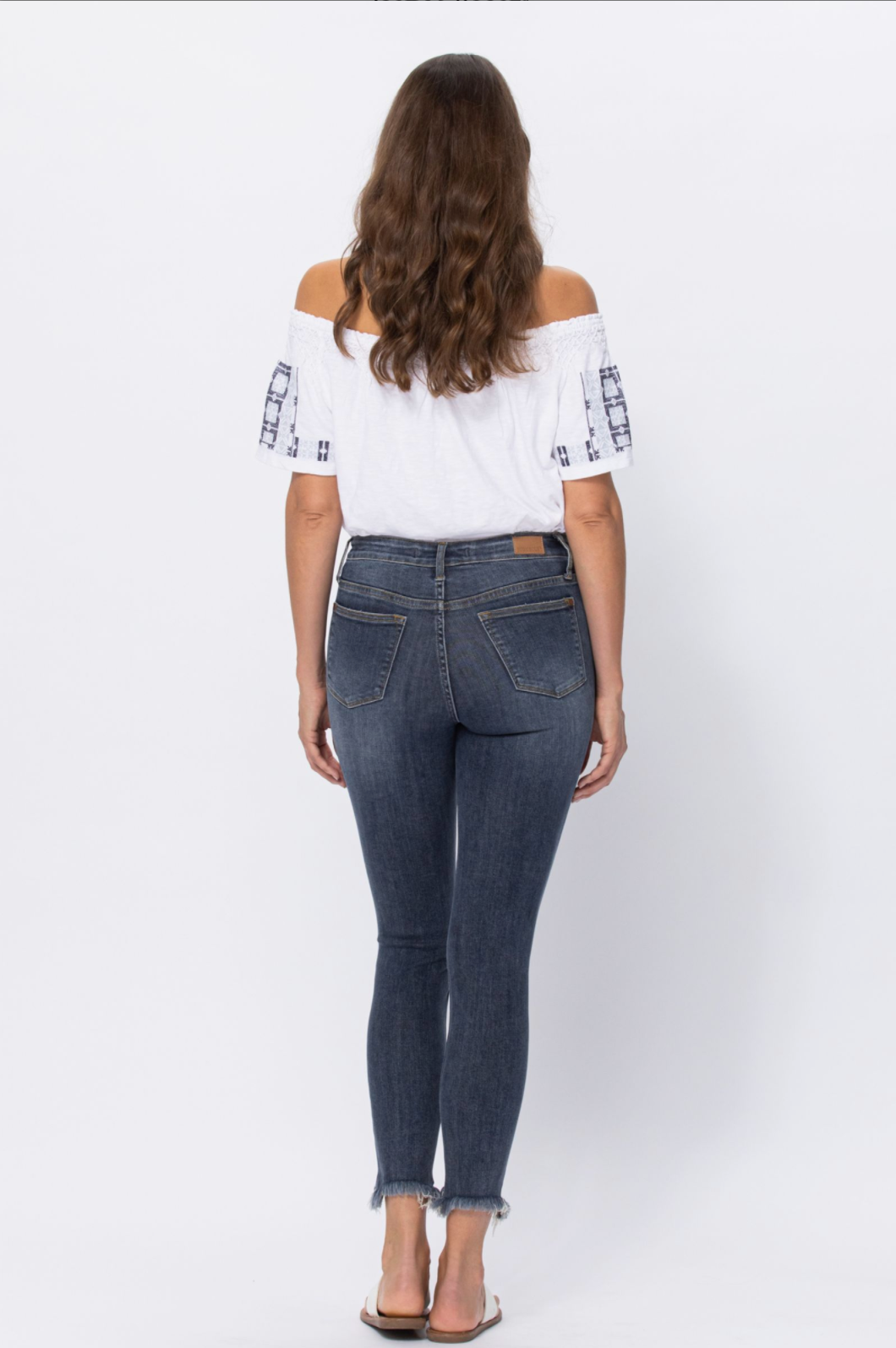 Judy Blue Shark Bite Skinny Jeans