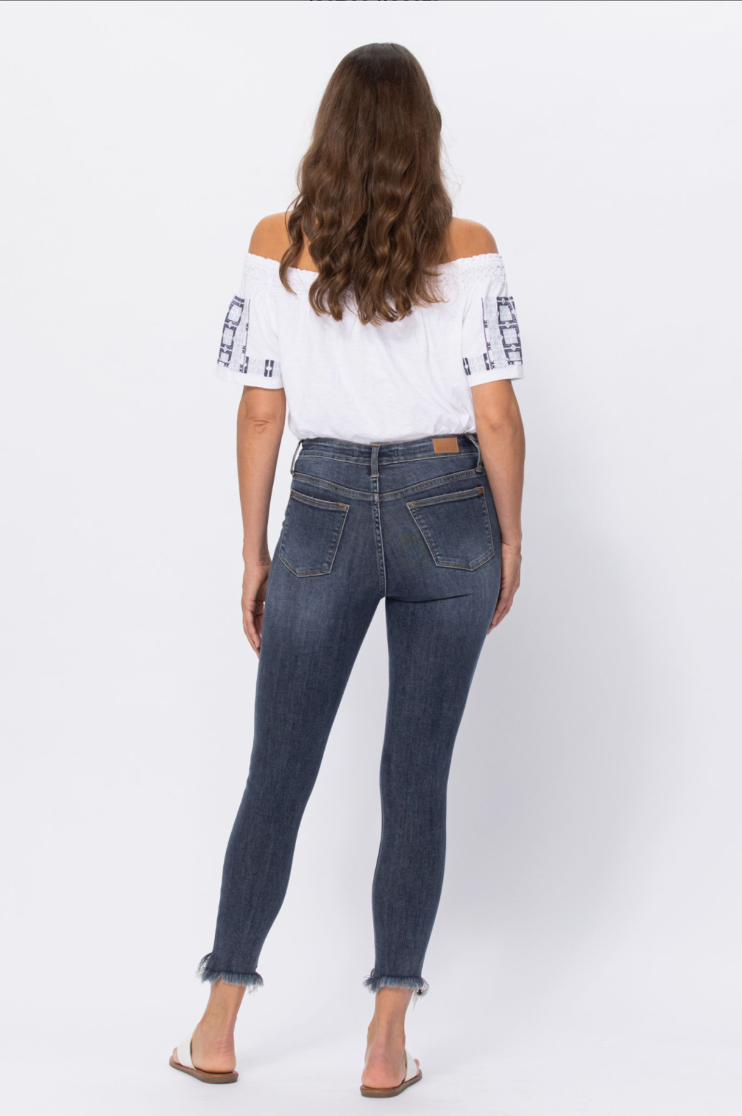 Judy Blue Shark Bite Skinny Jeans