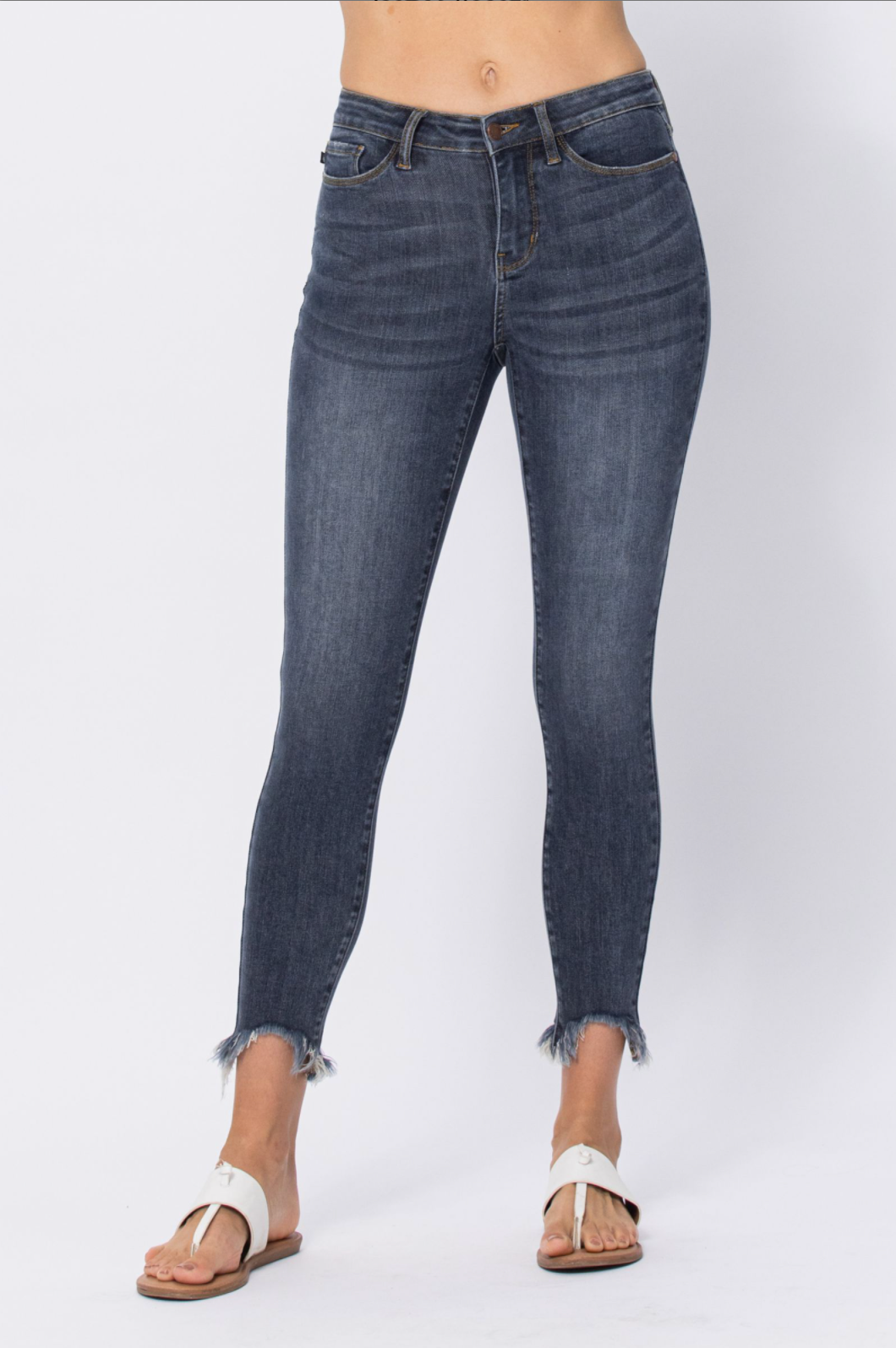 Judy Blue Shark Bite Skinny Jeans