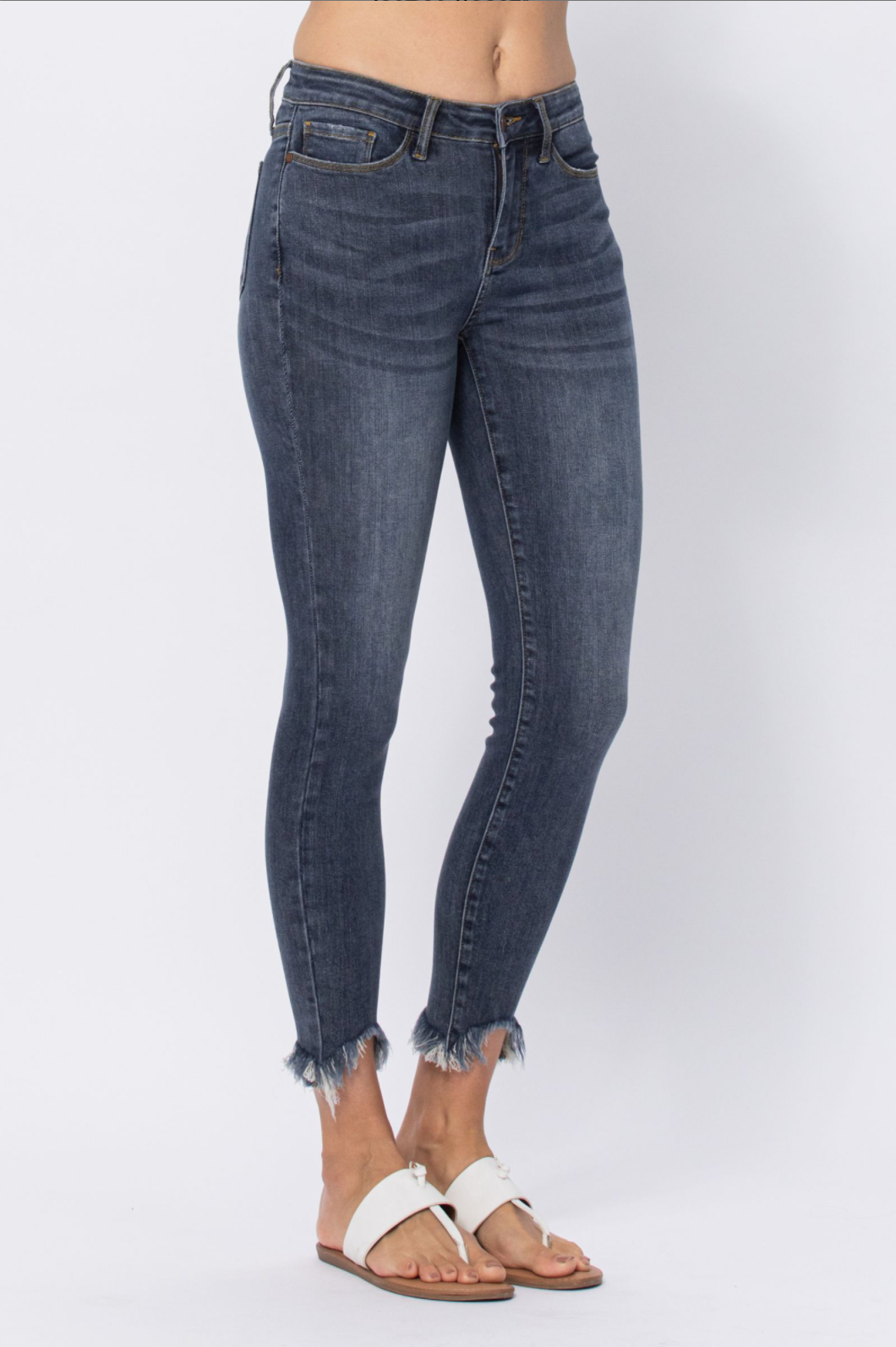 Judy Blue Shark Bite Skinny Jeans