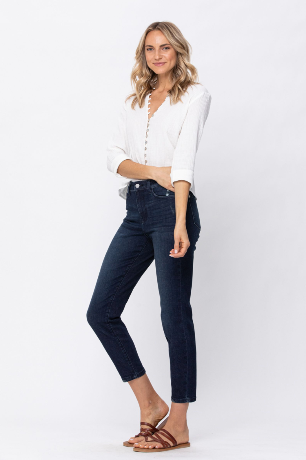 Judy Blue Cool Denim Boyfriend Jeans