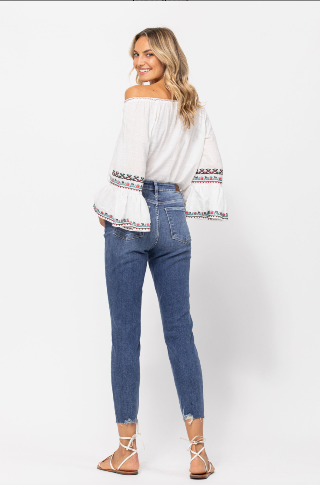 Judy Blue Destroyed Girlfriend Jeans