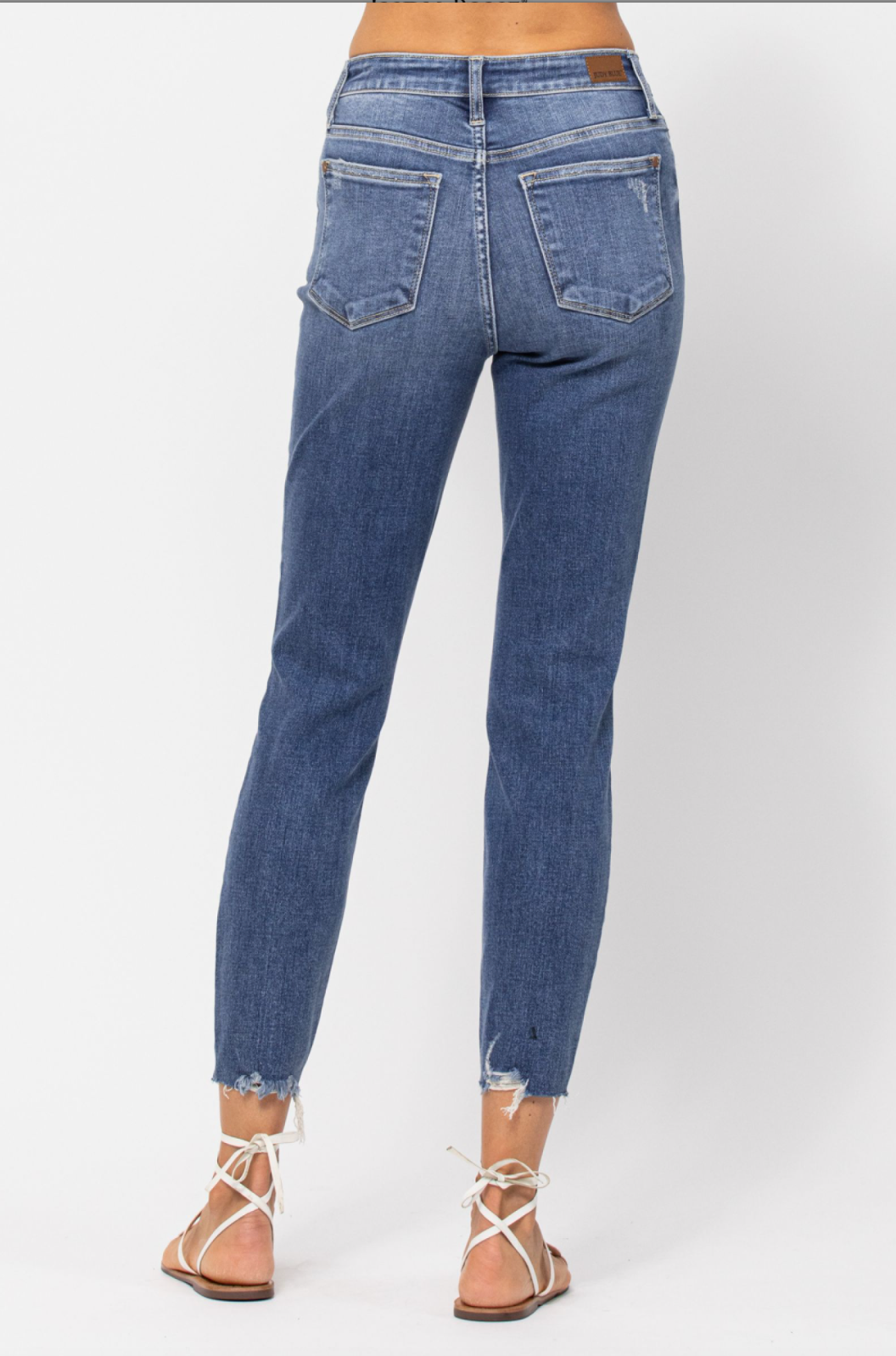 Judy Blue Destroyed Girlfriend Jeans