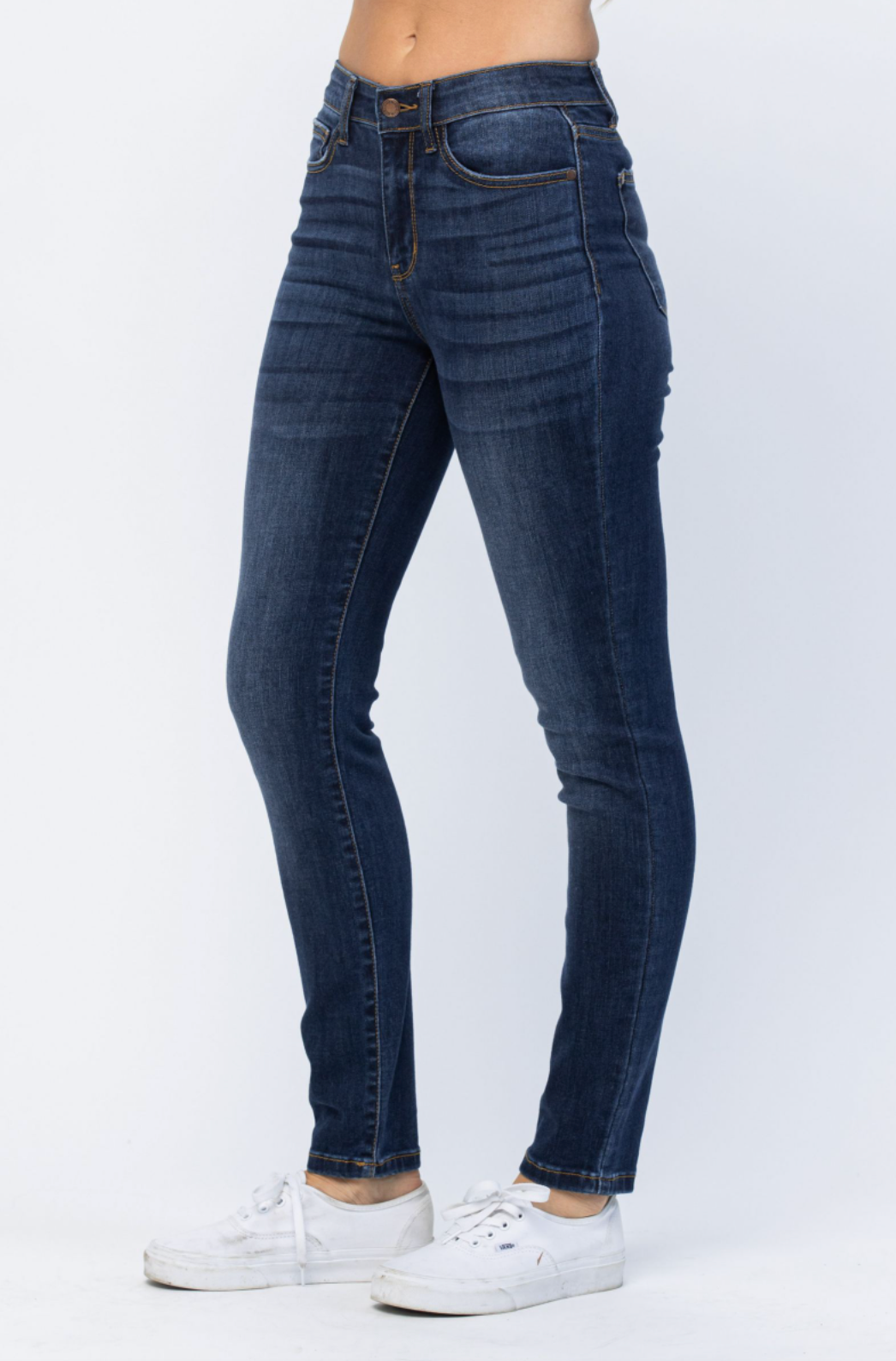 Judy Blue Clean Girlfriend Jeans