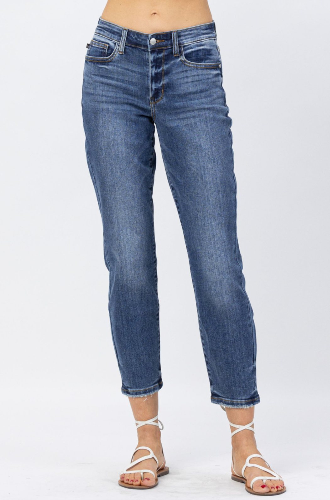 Judy Blue Clean Boyfriend Jeans