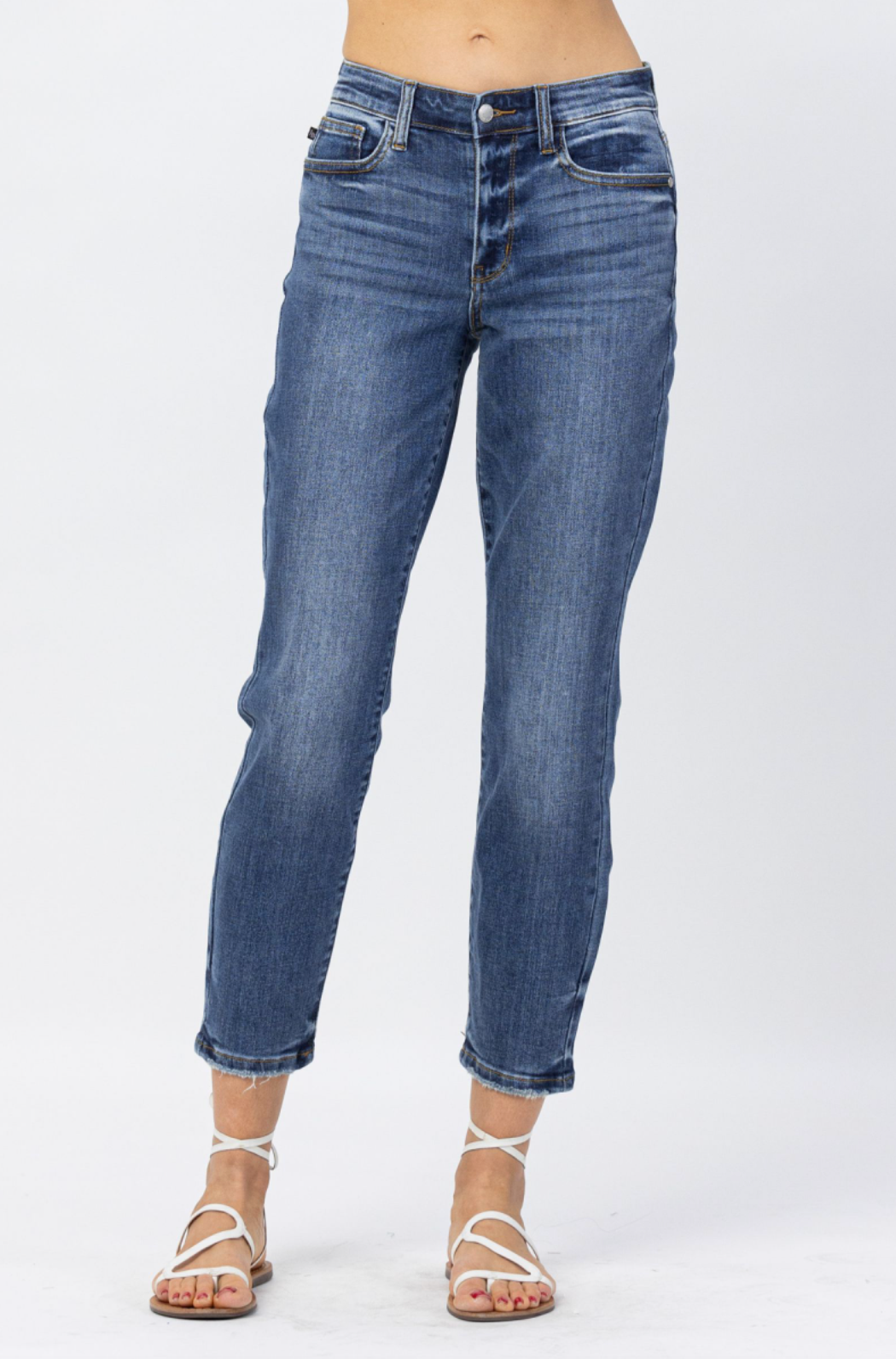 Judy Blue Clean Boyfriend Jeans