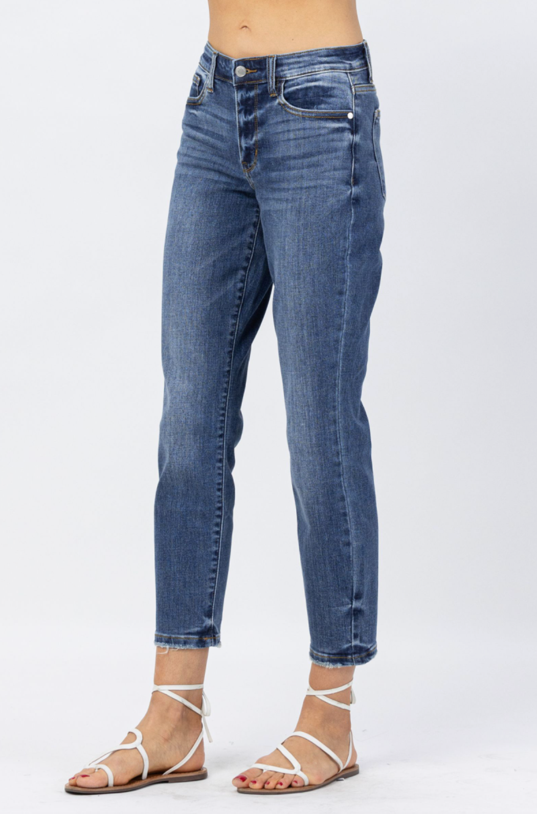 Judy Blue Clean Boyfriend Jeans