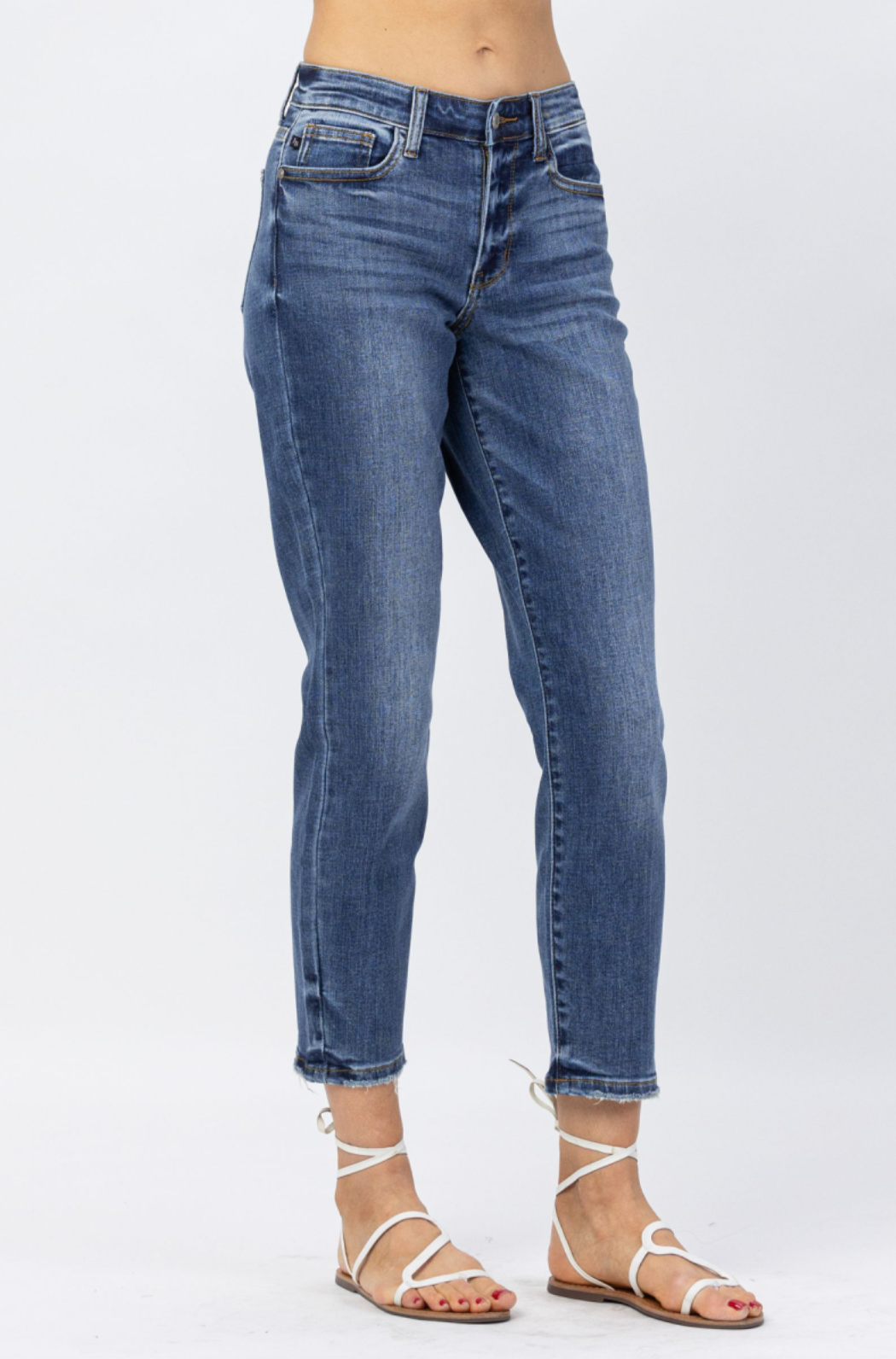 Judy Blue Clean Boyfriend Jeans