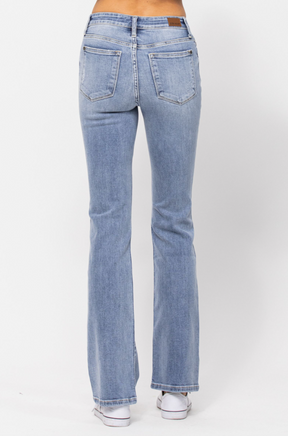 Judy Blue Light Wash Bootcut Jeans