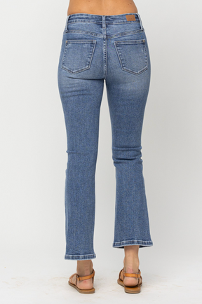 Judy Blue Crop Bootcut Jeans