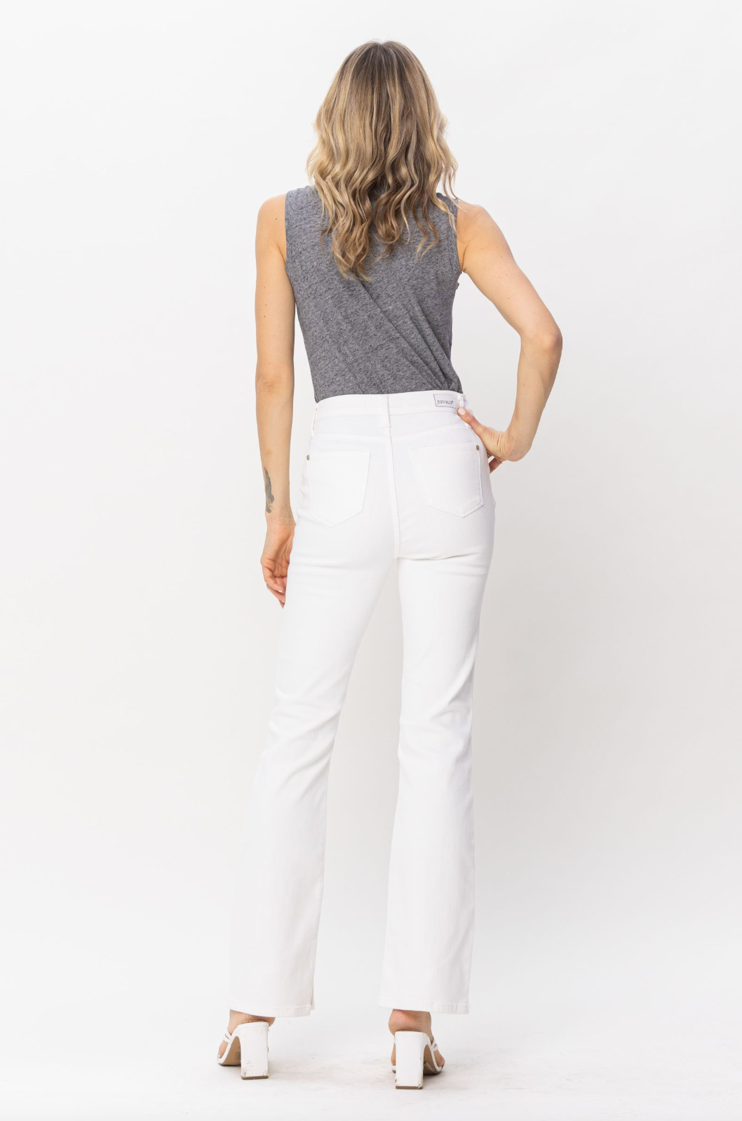 Judy Blue Ecru Bootcut Jeans