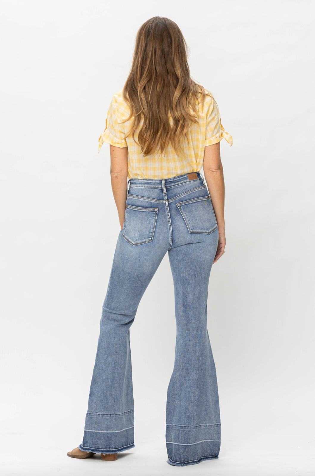 Judy Blue Release Hem Tummy Control Flare Jeans