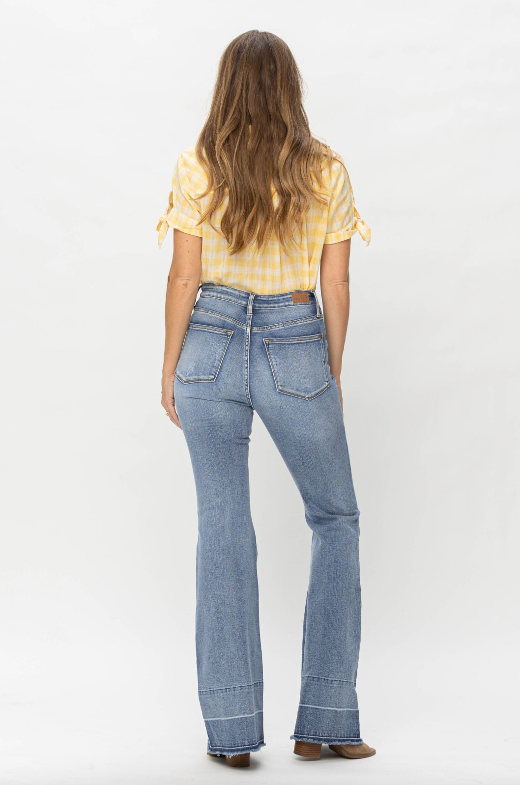 Judy Blue Release Hem Tummy Control Flare Jeans
