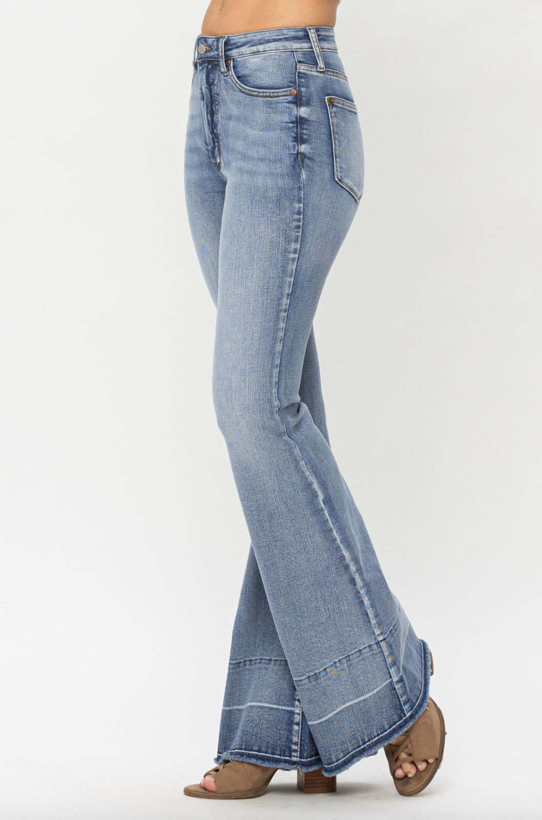 Judy Blue Release Hem Tummy Control Flare Jeans