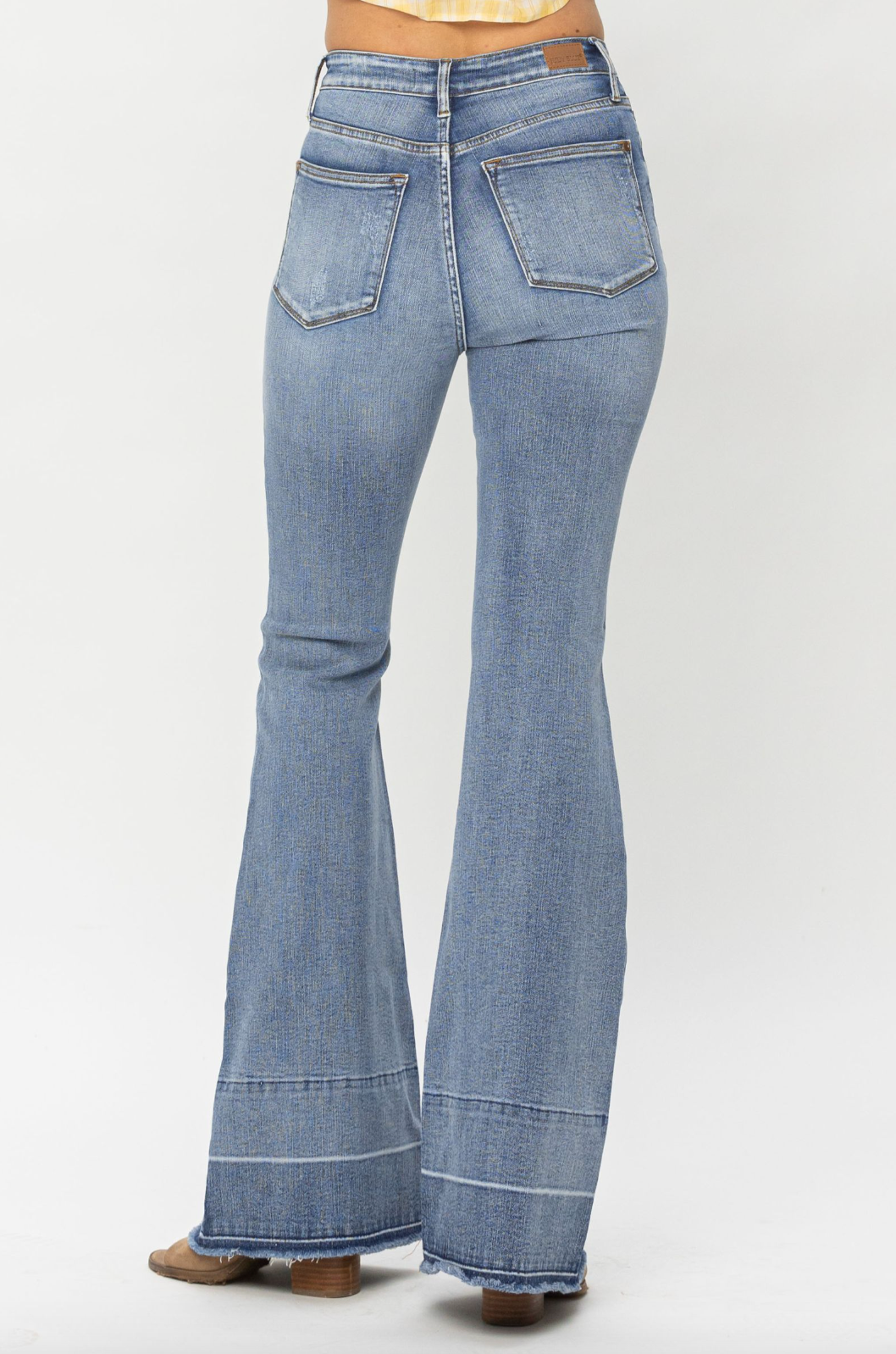 Judy Blue Release Hem Tummy Control Flare Jeans