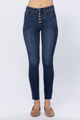 Judy Blue Button Fly Cut Off Jeans