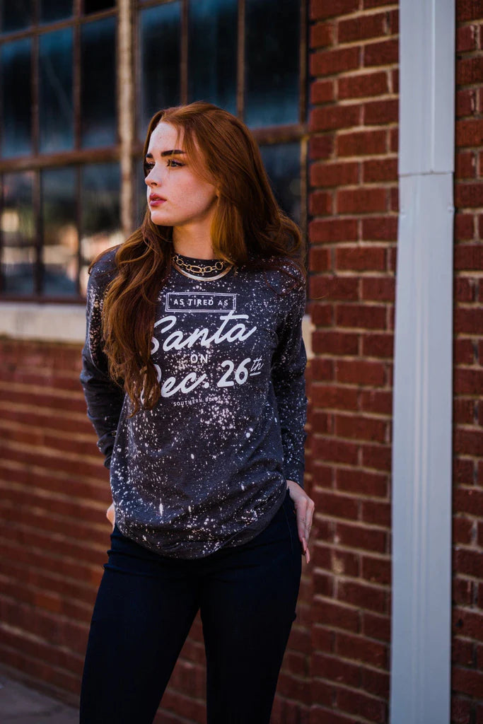 Tired As Santa Long Sleeve Tee