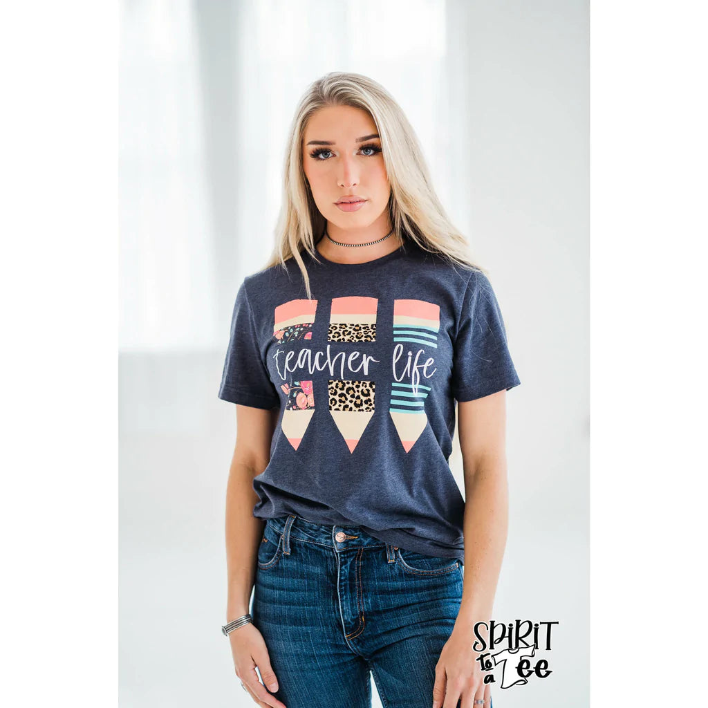 Teacher Life Graphic Tee