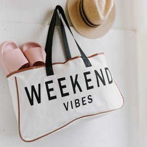 Weekend Getaway Tote Bag - Weekend Vibes