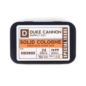 Duke Cannon Solid Cologne- Birchwood