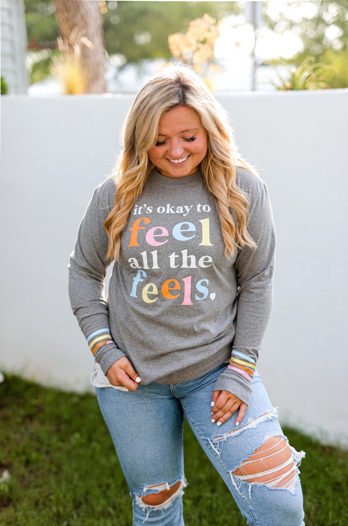 Feel All the Feels Long Sleeve Tee