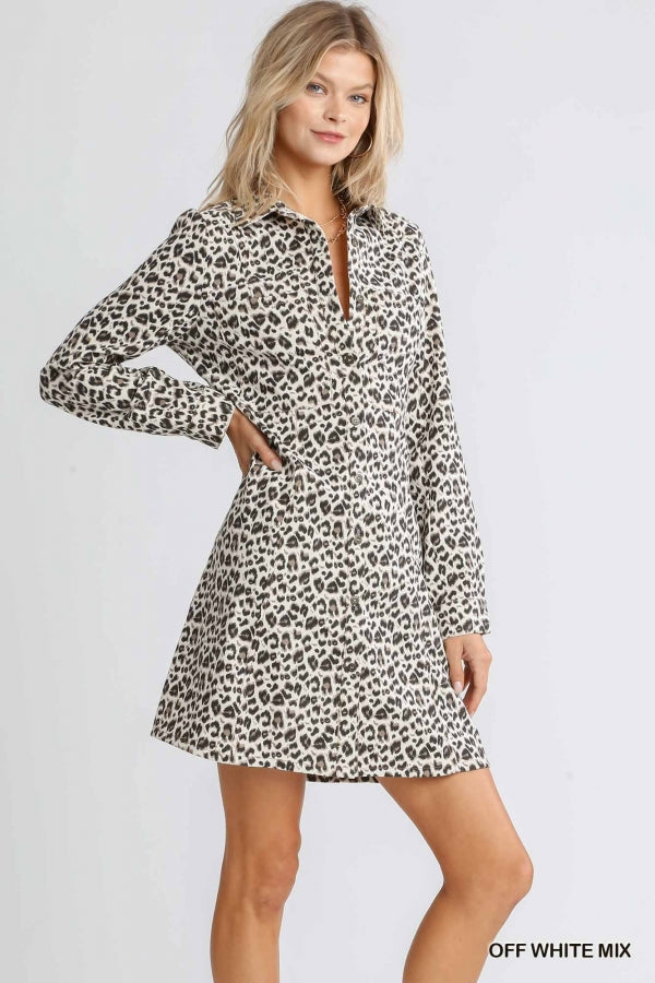 Lost Direction Button Down Dress