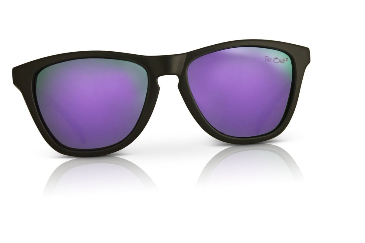FarOut Sunglasses - Black Premiums Purple Lens