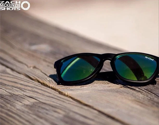FarOut Sunglasses - Black Premium Green Lens