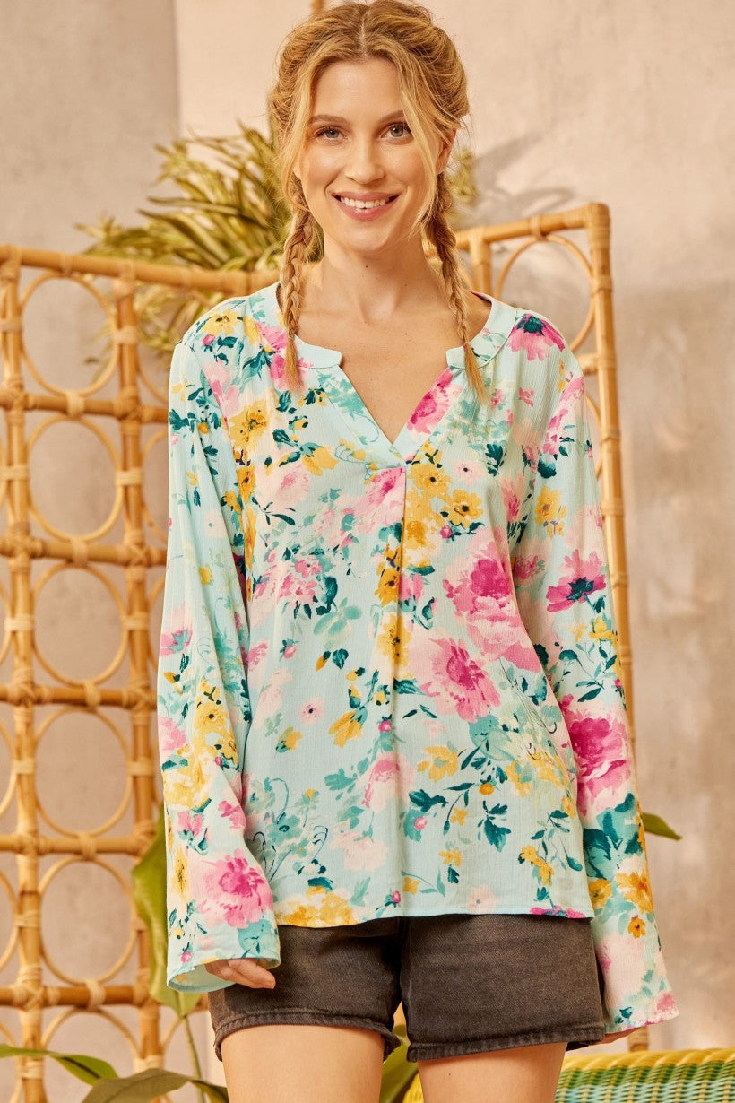 Hello Lady Blouse - Floral