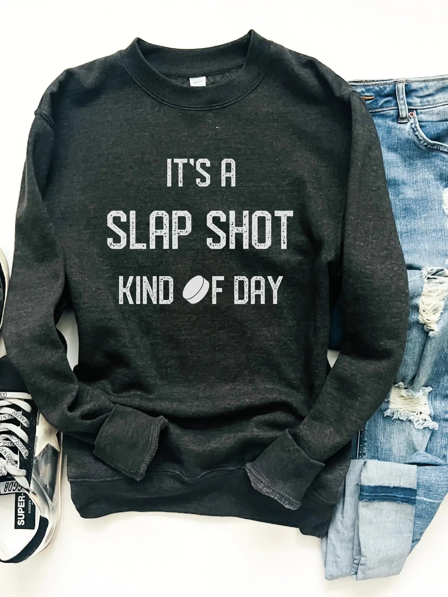 Slap Shot Kind of Day Fleece Pullover