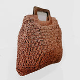 St. Tropez Straw Bag - Dark Chestnut