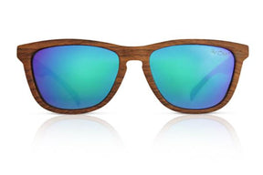 FarOut Sunglasses - Wood Grain Brown Polarized Premiums Green Lens