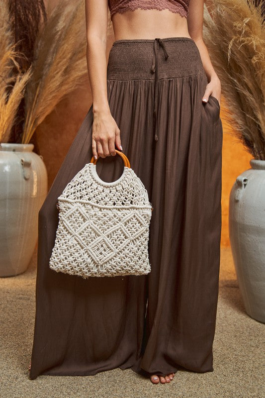 Peaceful Day Resort Pants - Brown